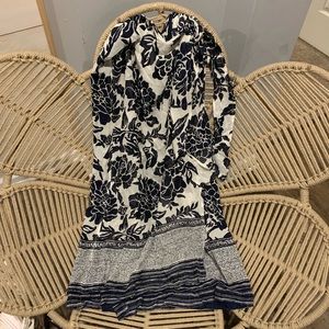 Floral wrap skirt- beach